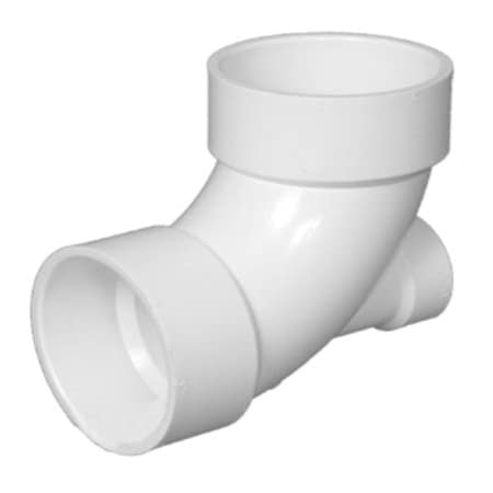 Charlotte Pipe And Foundry 3x3x112 DWV Low Elbow PVC 00303 0600HA